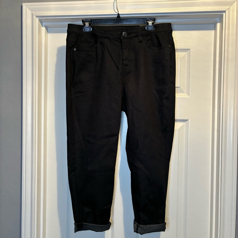 Lane Bryant Black Ankle & Cropped Jeans